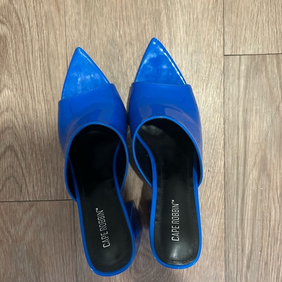 Cape Robbin Blue Block Heels Size 9 US - Picture 4 of 5